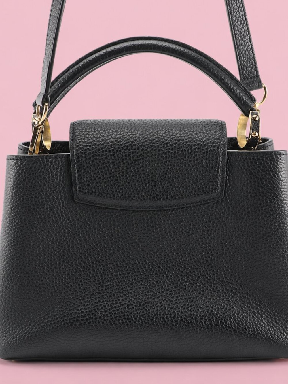 Louis Vuitton Black Taurillon Capucines BB Bag - Picture 4 of 9